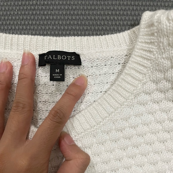 Talbots Striped Knit Sweater - Picture 3 of 4